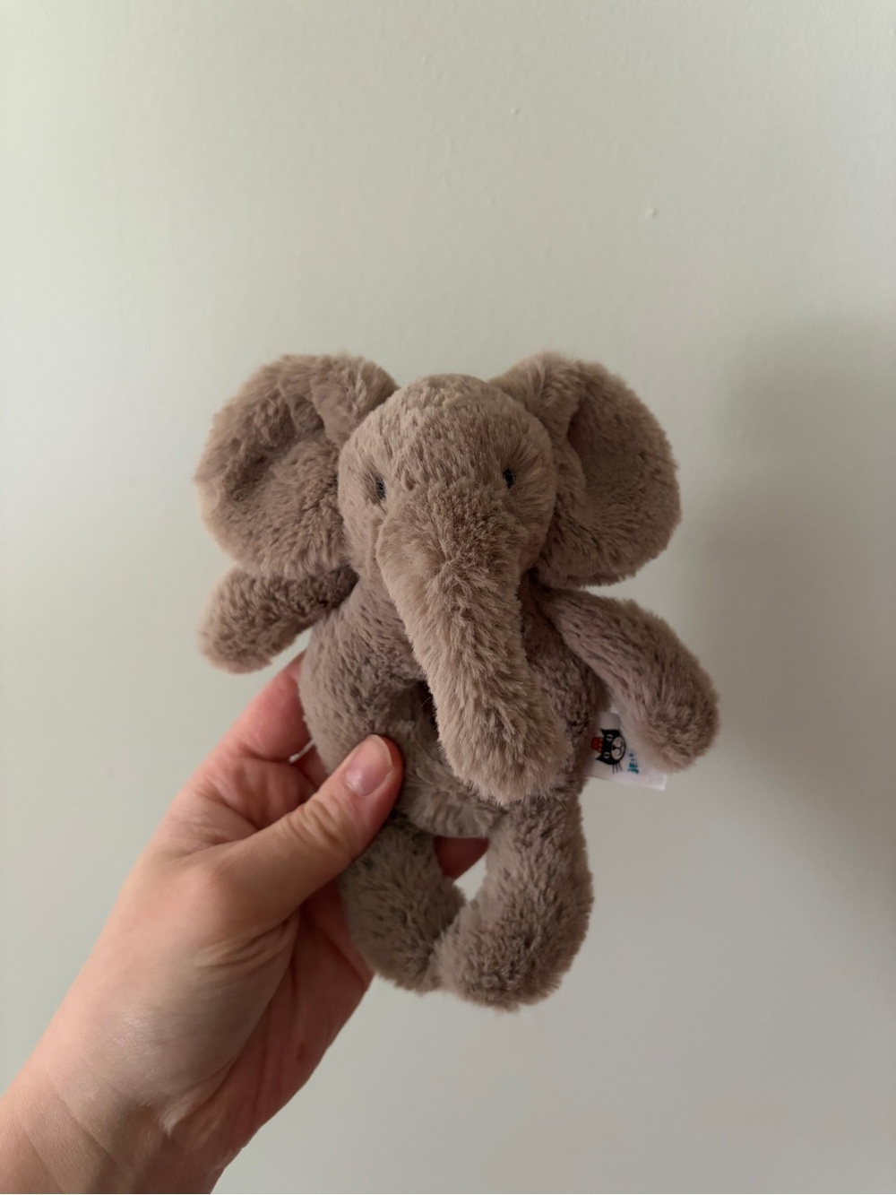 Jellycat smudge elephant rattle - Picture 2 of 6